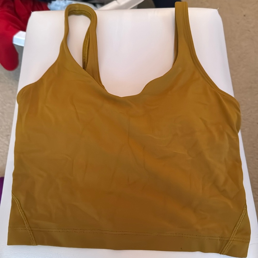 Gold Spice Lululemon Align Tank - size 0